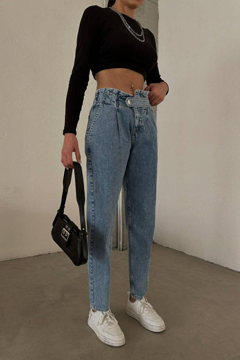 ONE COLOR SIMPLE WOMEN JEANS LIGHTBLUE/BZ - 8