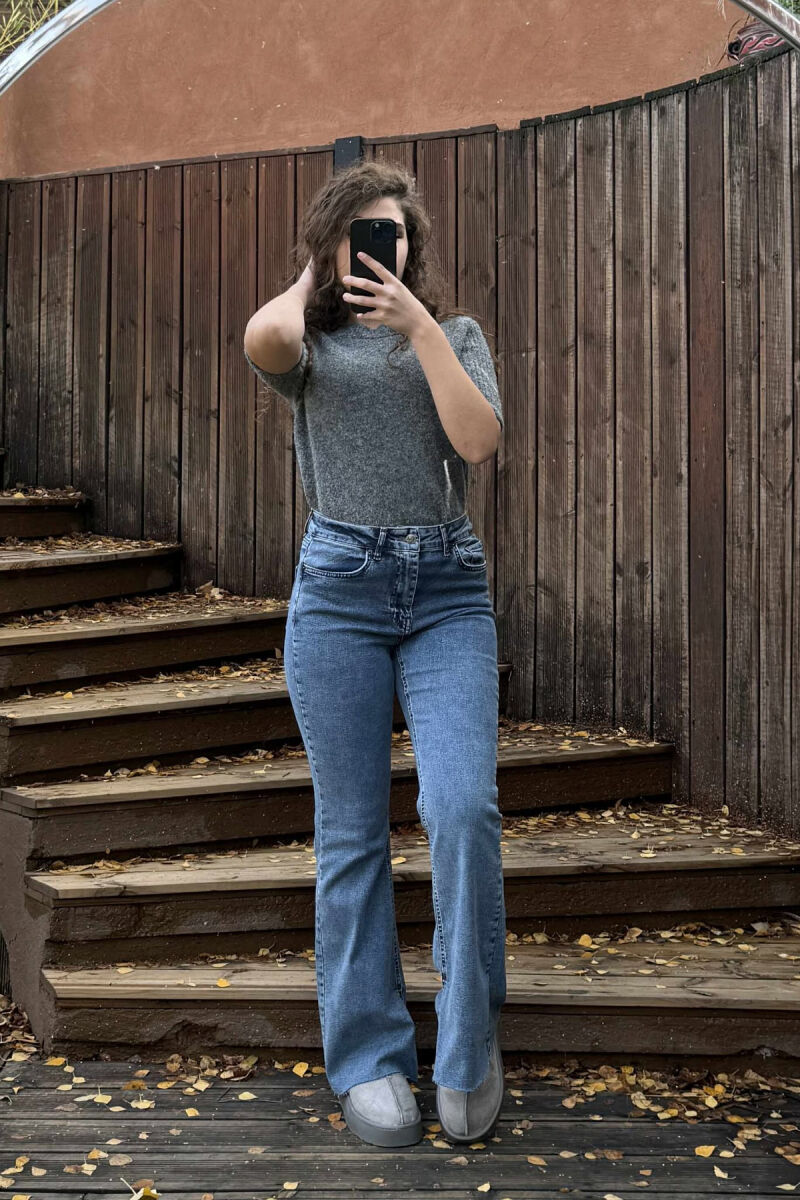 ONE COLOR SIMPLE WOMEN JEANS LIGHTBLUE/BZ - 1