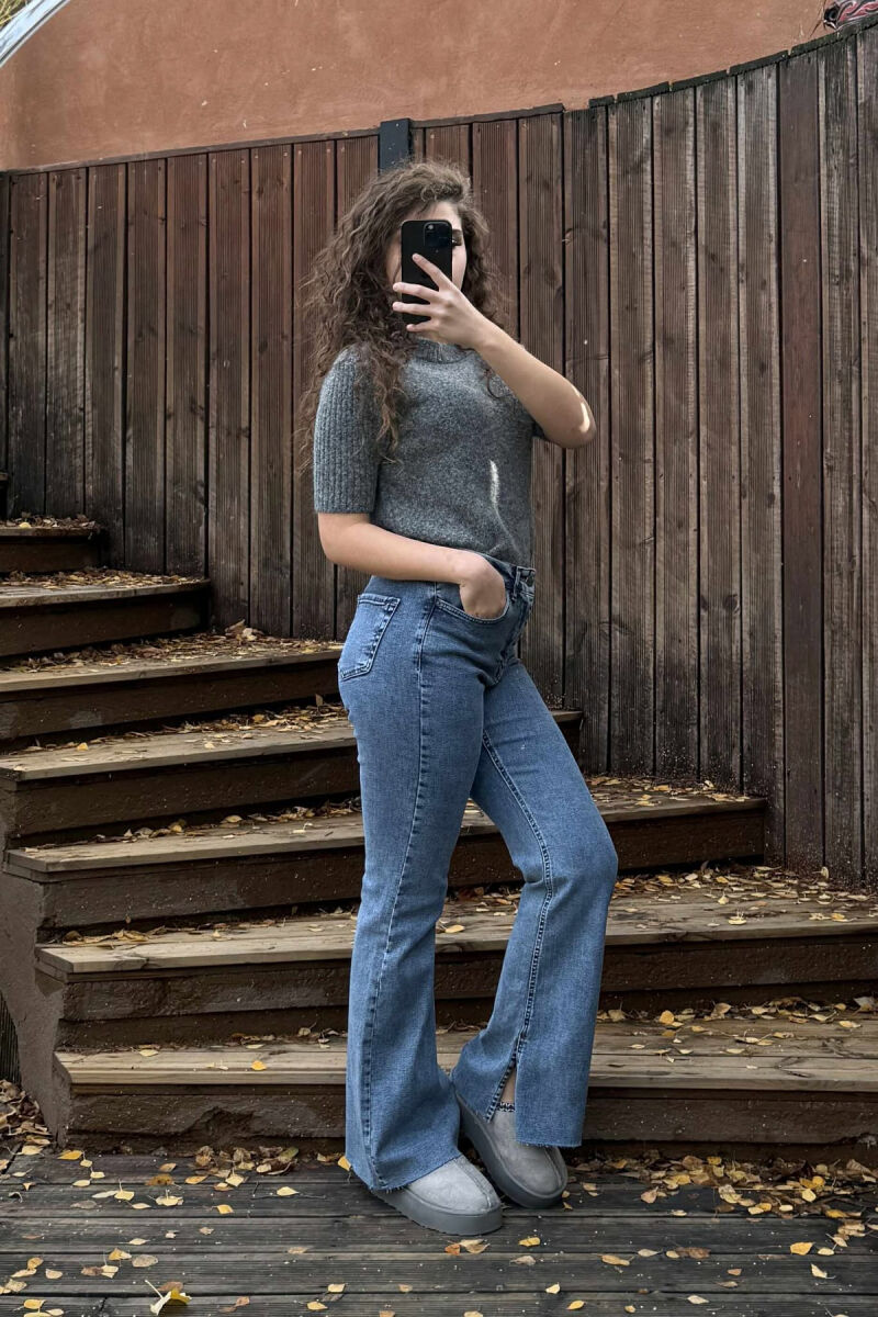 ONE COLOR SIMPLE WOMEN JEANS LIGHTBLUE/BZ - 2