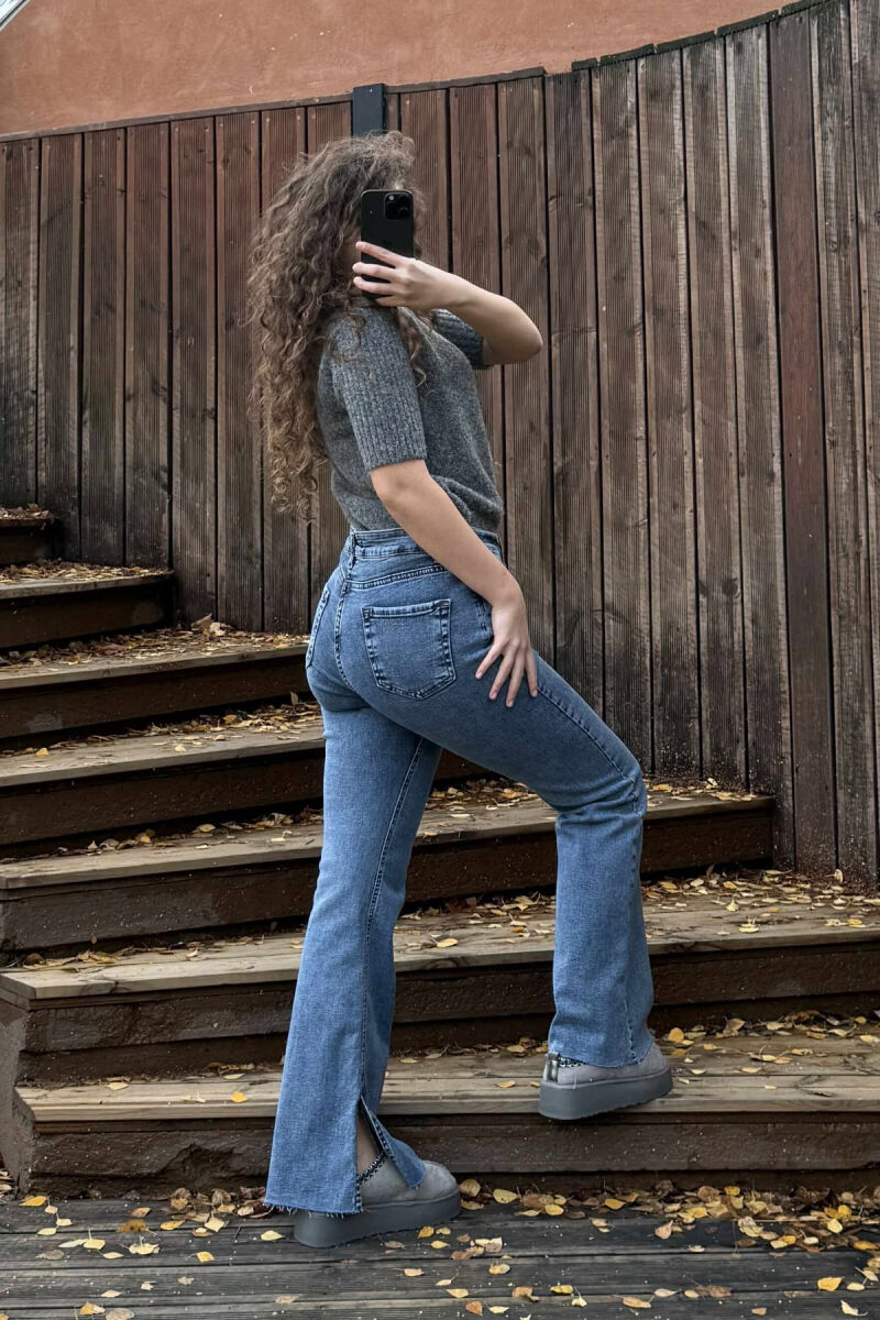 ONE COLOR SIMPLE WOMEN JEANS LIGHTBLUE/BZ - 4