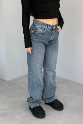 ONE COLOR SIMPLE WOMEN JEANS LIGHTBLUE/BZ 