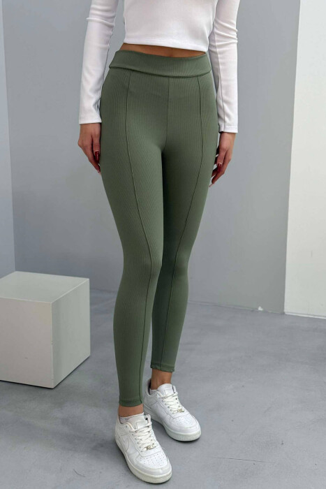 SIMPLE WOMEN LEGGINGS IN MINT COLOR 