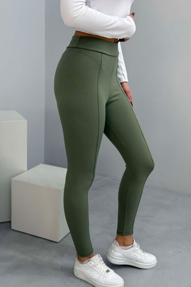 ONE COLOR SIMPLE WOMEN LEGGINGS MINT/MENTE - 5