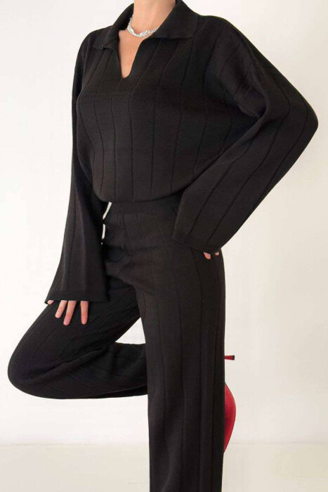 SET NJË NGJYRËSH PËR FEMRA NË NGJYRËN E ZEZË - KLAUDIO FASHION