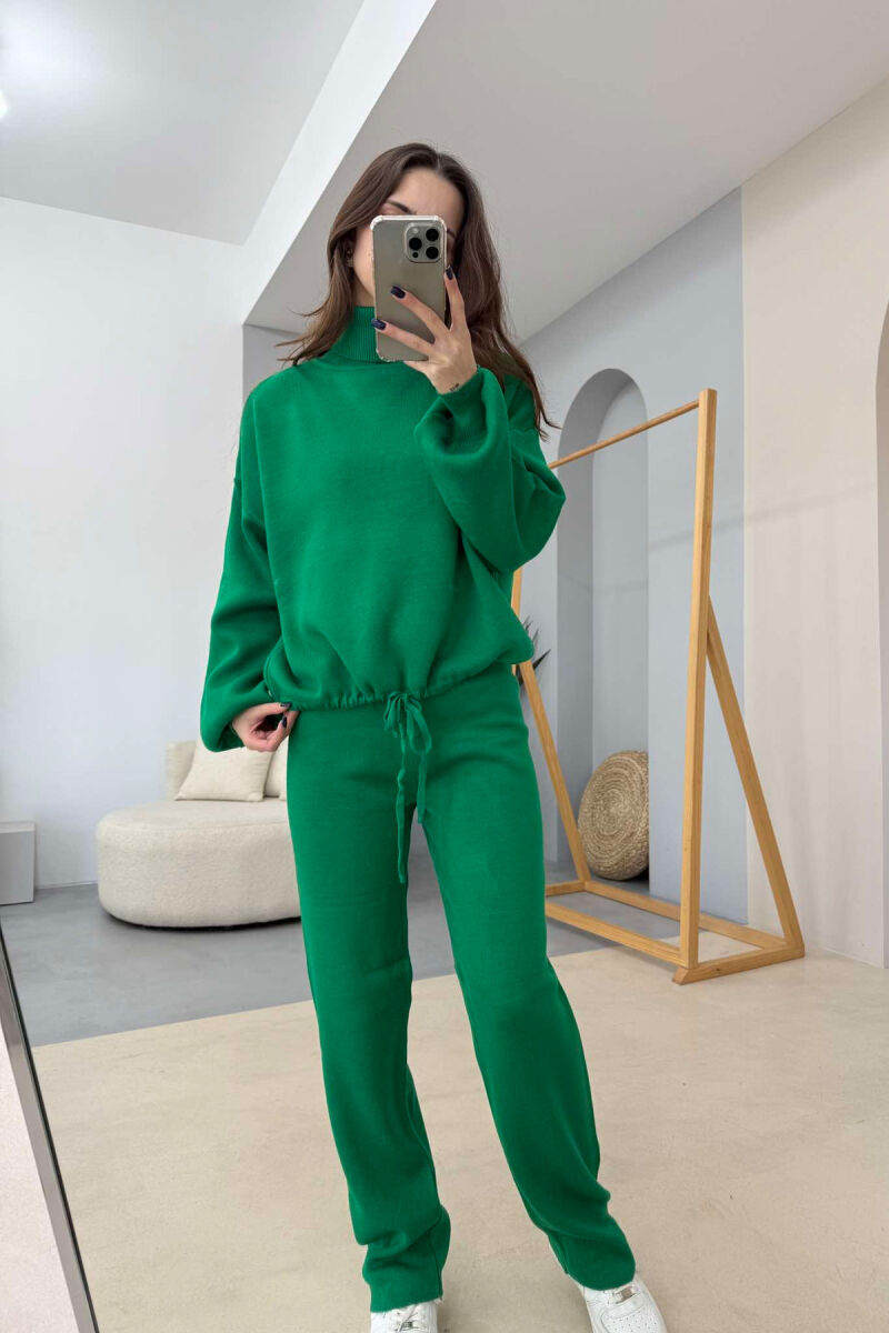 ONE COLOR SIMPLE WOMEN SET GREEN/JESHILE - 2