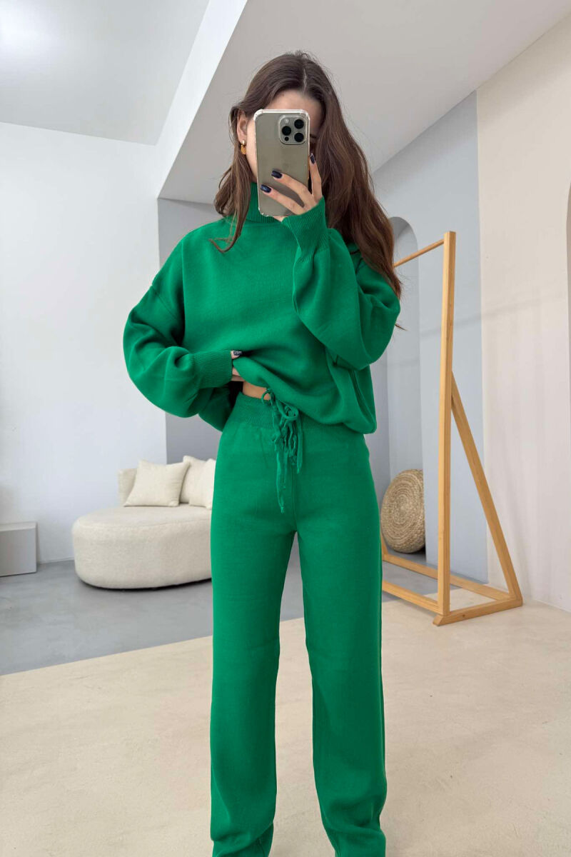 ONE COLOR SIMPLE WOMEN SET GREEN/JESHILE - 3