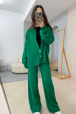 ONE COLOR SIMPLE WOMEN SET GREEN/JESHILE 