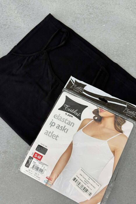 ONE COLOR SIMPLE WOMEN SINGET BLACK/ E ZEZE - 