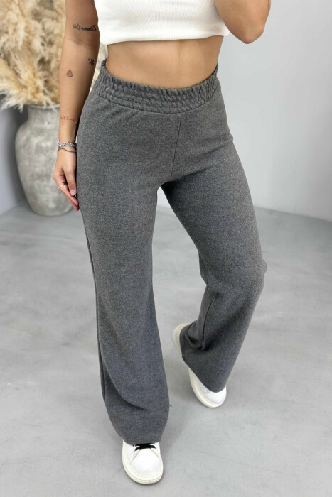 ONE COLOR SIMPLE WOMEN SWEATPANTS GREY/GRI - 2