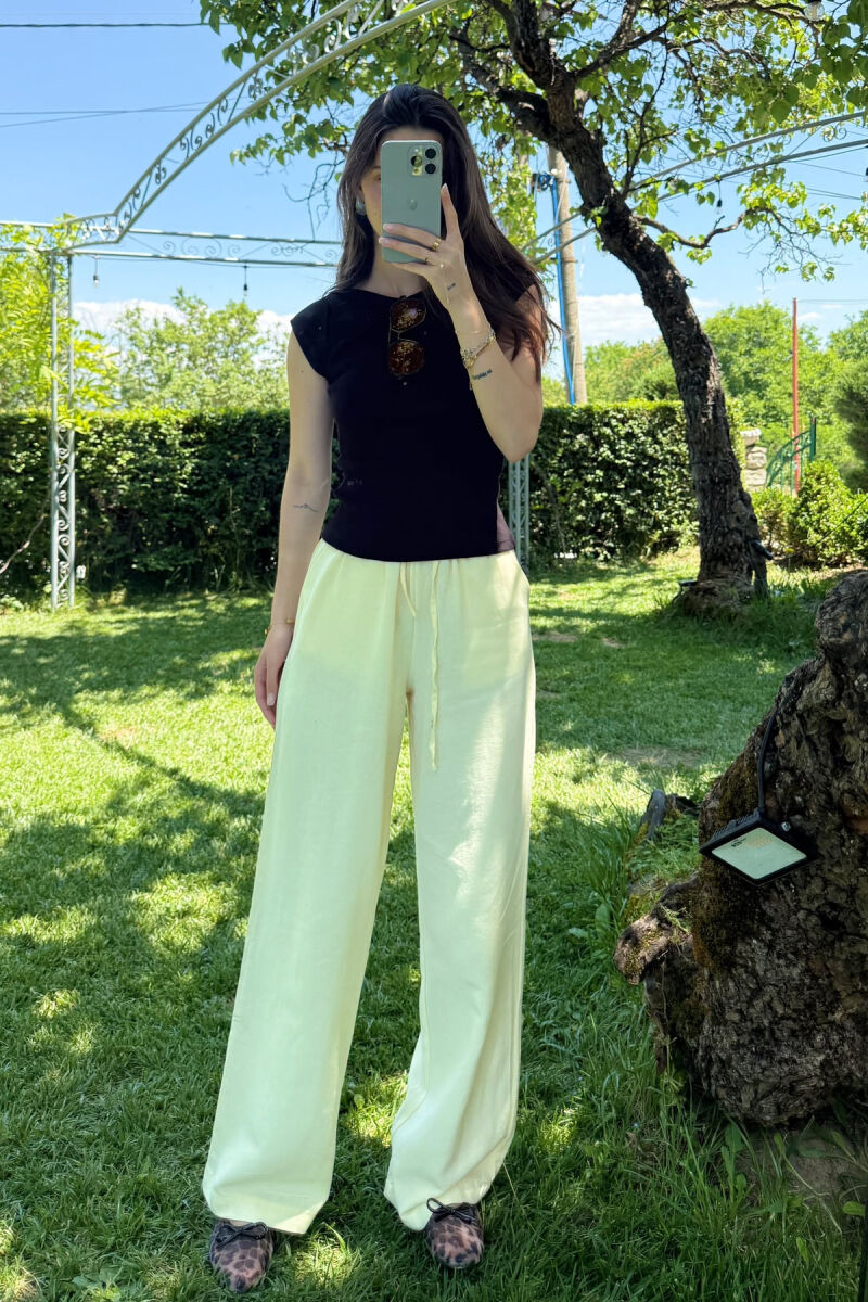ONE COLOR SIMPLE WOMEN T-SHIRT BLACK/ E ZEZE - 1
