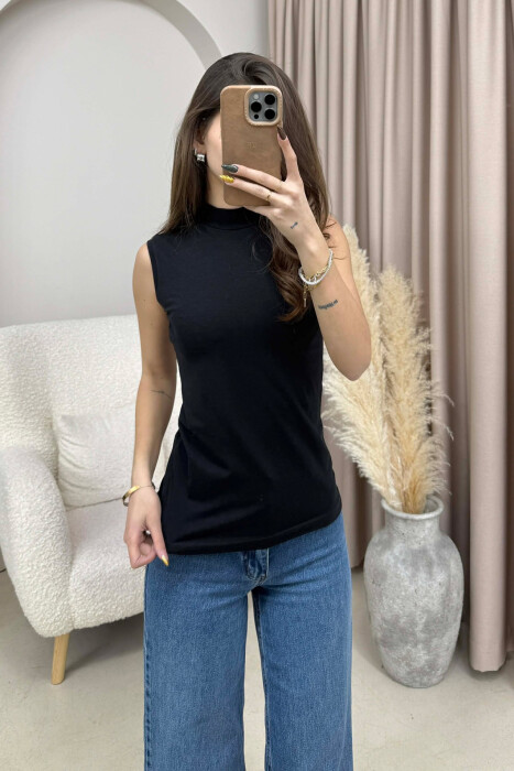 ONE COLOR SIMPLE WOMEN SINGET BLACK/ E ZEZE - 