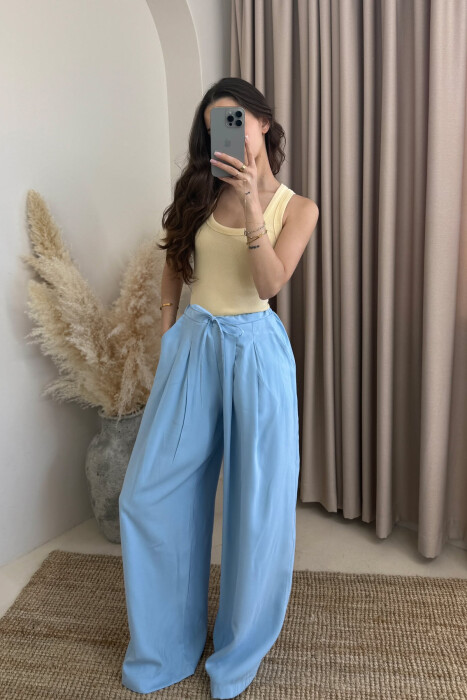 ONE COLOR SIMPLE WOMEN TANK TOP YELLOW/E VERDHE 