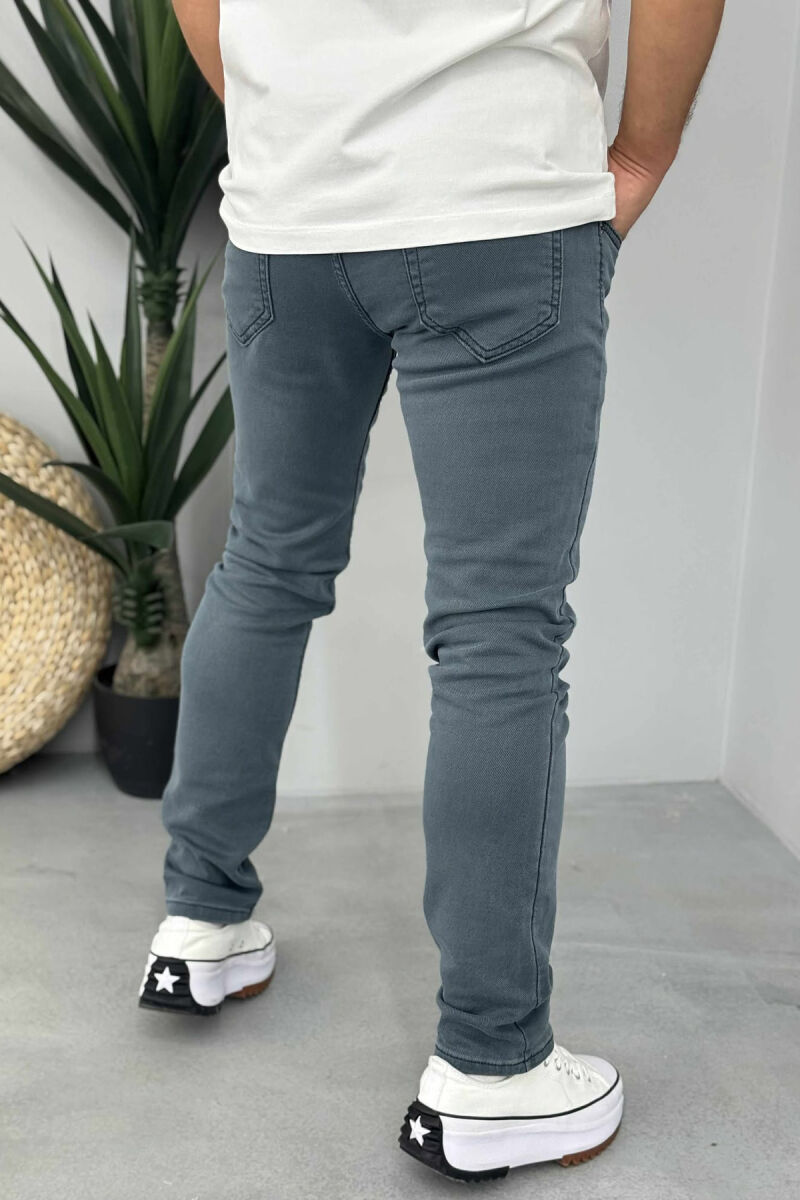 ONE COLOR SLIM FIT MEN JEANS BLUE STONE/GK - 4