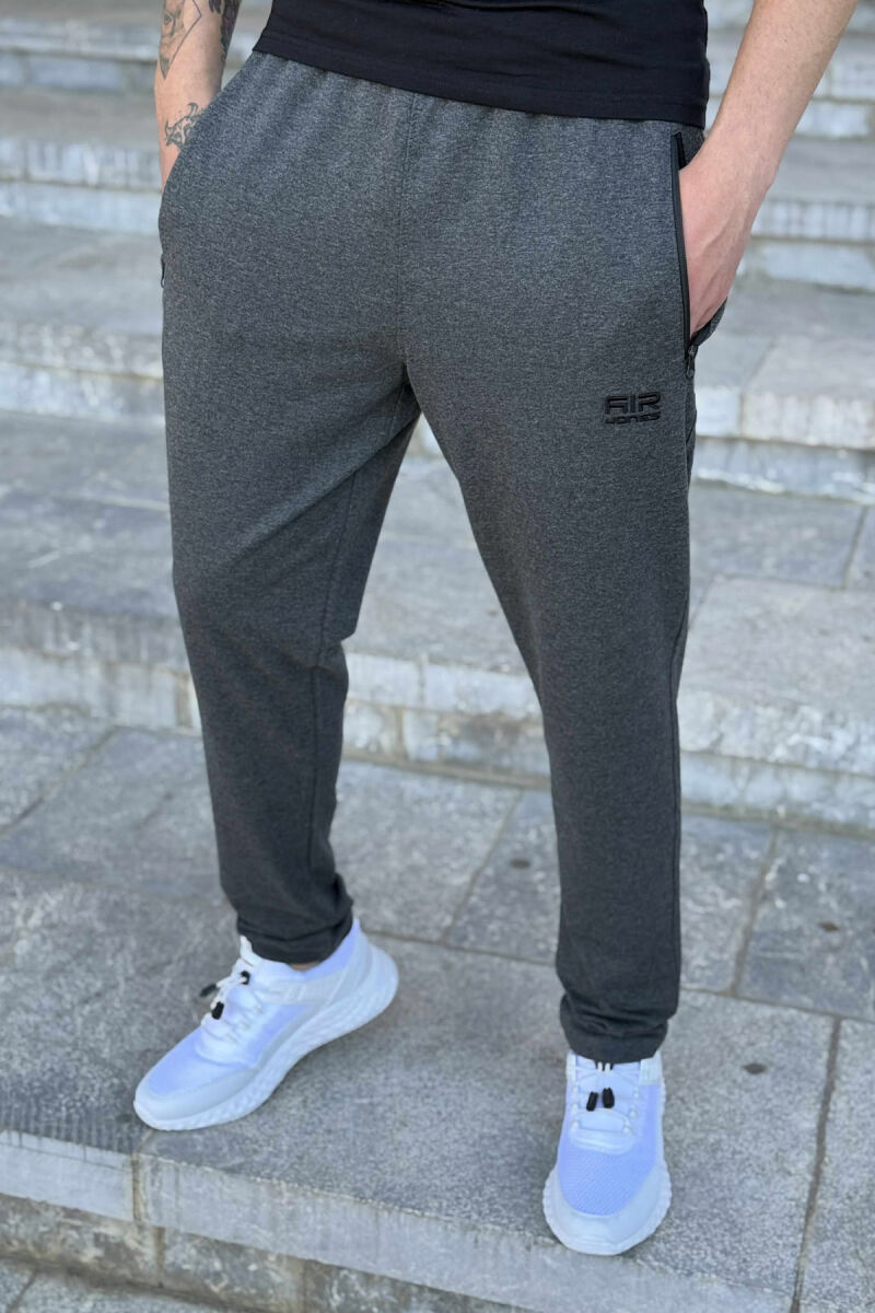 ONE COLOR SMALL LOGO MEN SWEATPANTS DARK GREY/GEE - 1