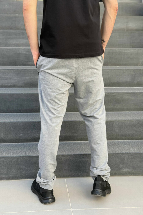 ONE COLOR SMALL LOGO MEN SWEATPANTS GREY/GRI - 3