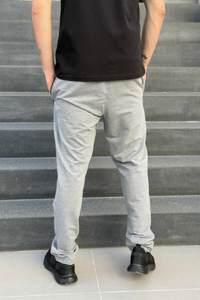 ONE COLOR SMALL LOGO MEN SWEATPANTS GREY/GRI - 3