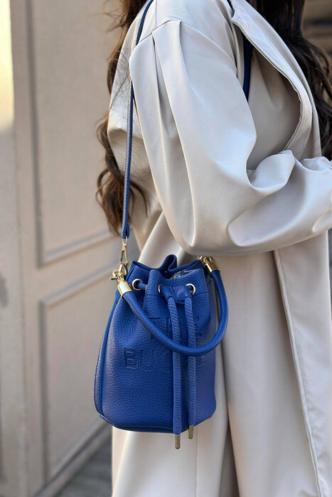 ONE COLOR SMALL SIMPLE WOMAN BAG BLUE/BLU 