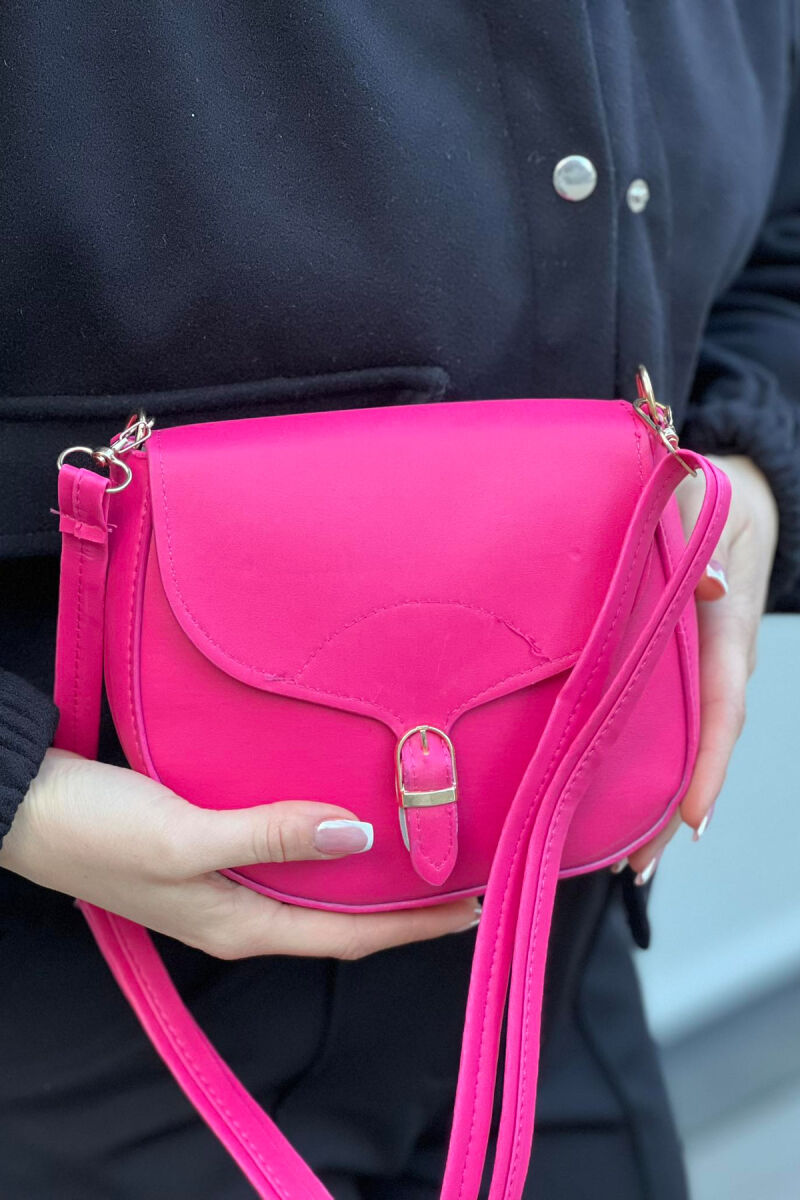 ONE COLOR SMALL SIMPLE WOMAN BAG FUCHSIA/CIKLAMI - 1