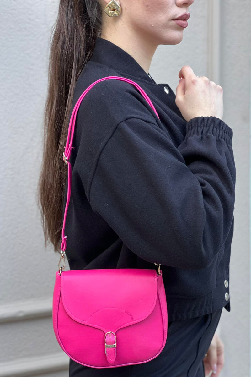 ONE COLOR SMALL SIMPLE WOMAN BAG FUCHSIA/CIKLAMI - 2