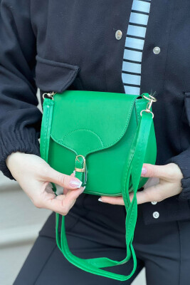 ONE COLOR SMALL SIMPLE WOMAN BAG GREEN/JESHILE 