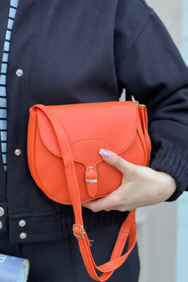 ONE COLOR SMALL SIMPLE WOMAN BAG ORANGE/PORTOKALLI 