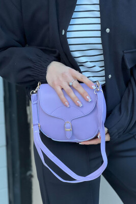 ONE COLOR SMALL SIMPLE WOMAN BAG PURPLE/LEJLA 