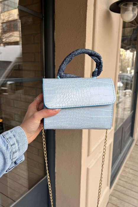 ONE COLOR SMALL WOMAN BAG BABY BLUE/BLU BY - 3