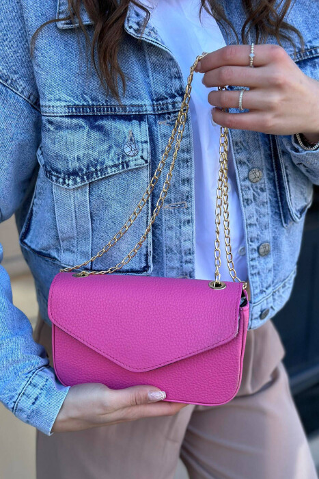 ONE COLOR SMALL WOMAN BAG FUCHSIA/CIKLAMI 