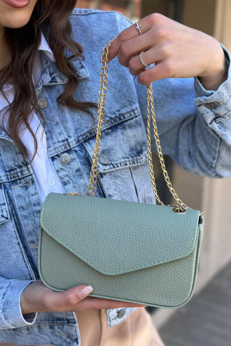 ONE COLOR SMALL WOMAN BAG MINT/MENTE 