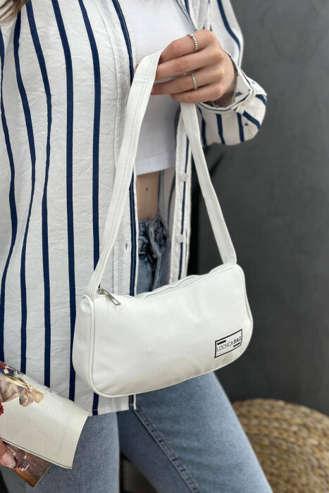 ONE COLOR SMALL WOMAN BAG WHITE-E BARDHE - 1