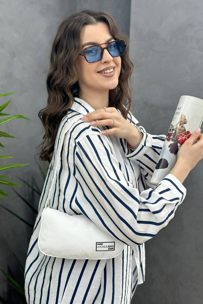 ONE COLOR SMALL WOMAN BAG WHITE-E BARDHE - 2