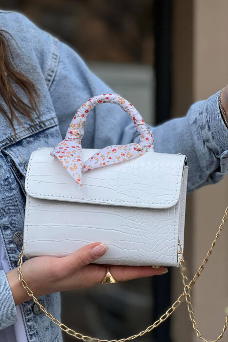 ONE COLOR SMALL WOMAN BAG WHITE-E BARDHE 