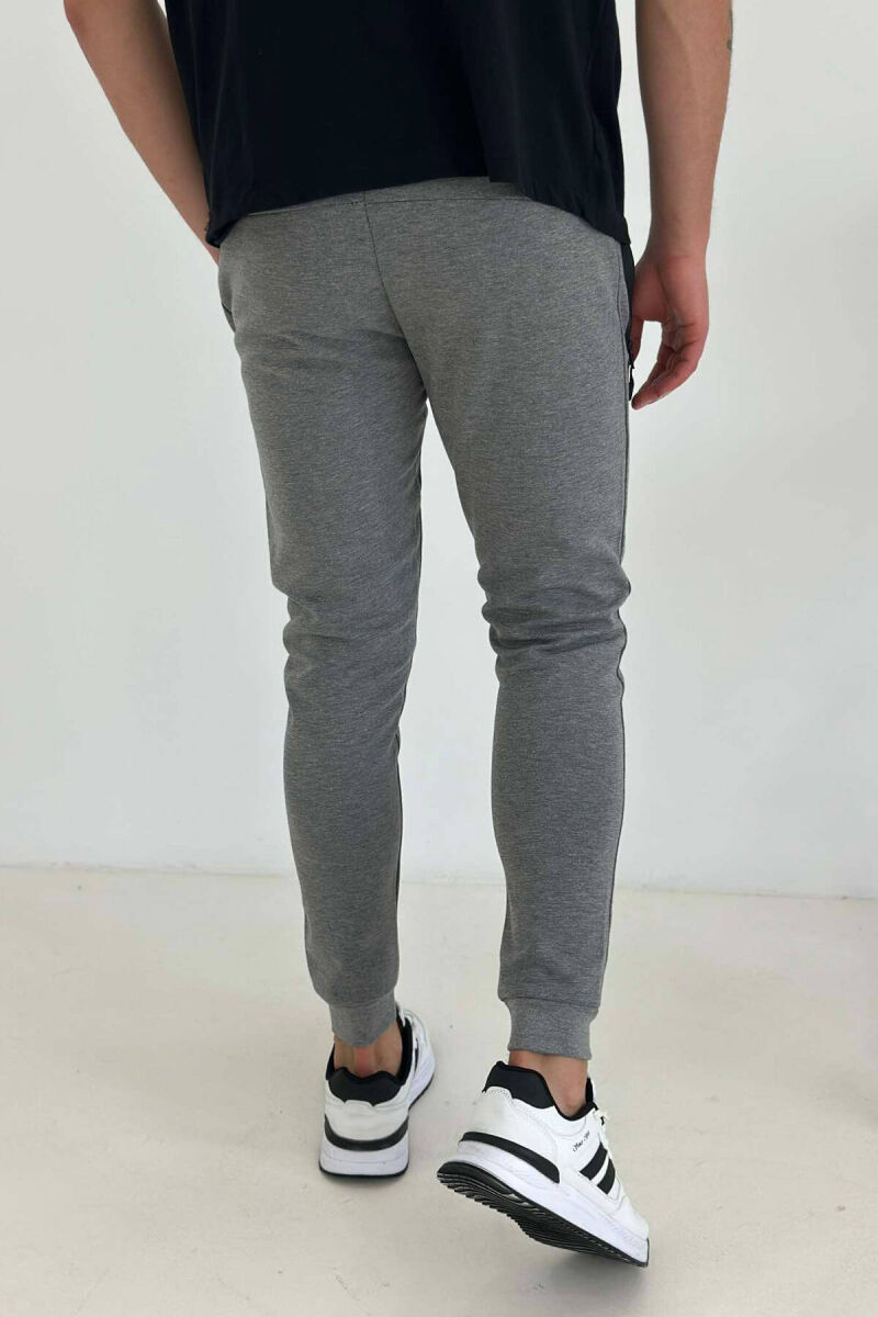ONE COLOR SIMPLE MEN SWEATPANTS GREY/GRI - 3