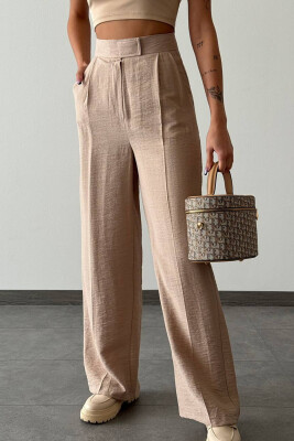 ONE COLOR TROUSERS WOMAN BEIGE/BEZHE 