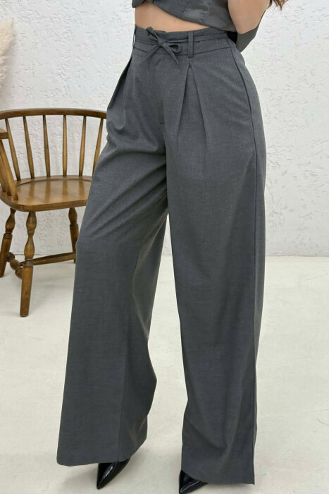 ONE COLOR VEST+TROUSERS ONE COLOR WOMEN SET DARK GREY/GEE - 3