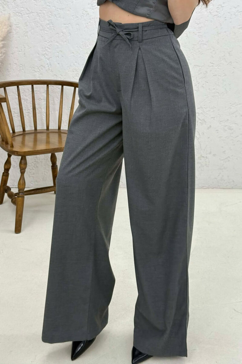 ONE COLOR VEST+TROUSERS ONE COLOR WOMEN SET DARK GREY/GEE - 3