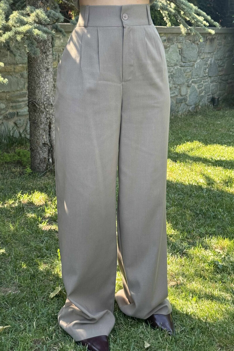 ONE COLOR VEST+TROUSERS WOMEN SET OLIVE/ULLI - 4