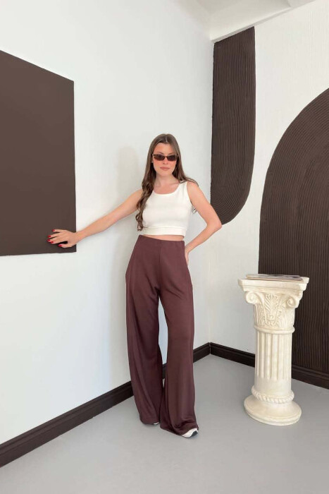 TUTA TE GJERA NJE NGJYRESHE PER FEMRA NE NGJYRE KAFE - KLAUDIO FASHION