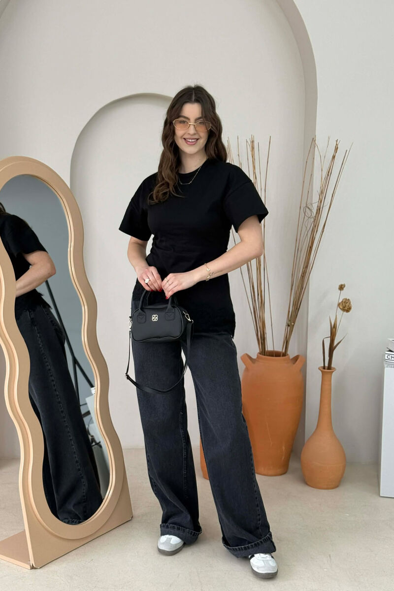 ONE COLOR WOMAN BAG BLACK/ E ZEZE - 2