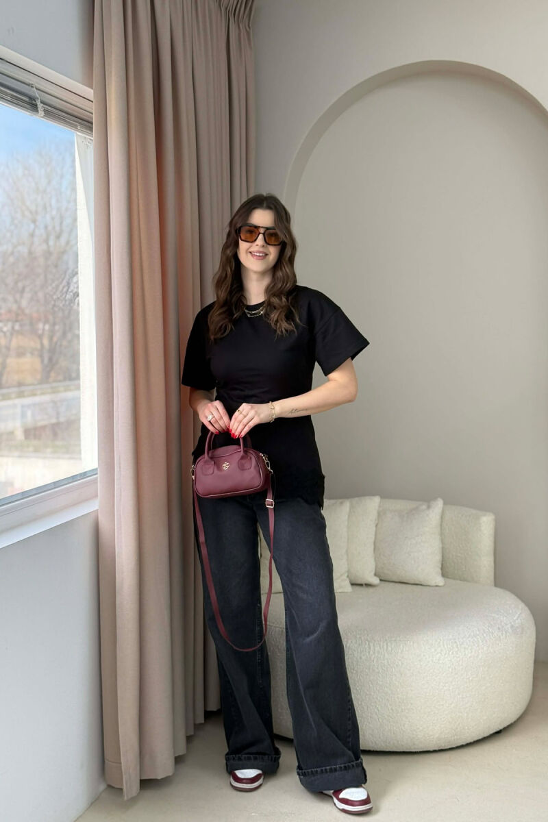 ONE COLOR WOMAN BAG BURGUNDY/VISHNJE - 5