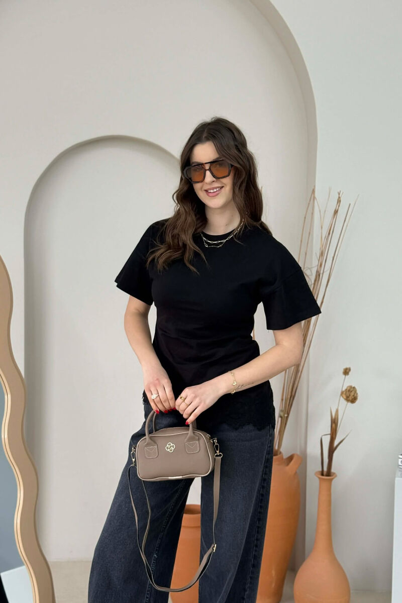 ONE COLOR WOMAN BAG DARK BEIGE/BEZHE ERRET - 6