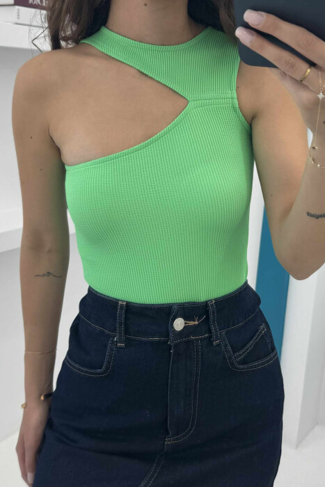 ONE COLOR WOMAN BODY LIGHT GREEN/JEZB - 2