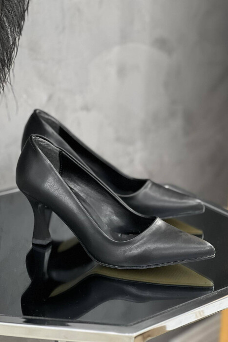 ONE COLOR WOMAN HEELED SHOES BLACK/ E ZEZE - KLAUDIO FASHION