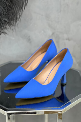 ONE COLOR WOMAN HEELED SHOES BLUE/BLU 