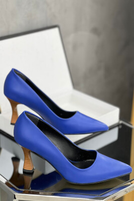 ONE COLOR WOMAN HEELED SHOES DARK BLUE/BEE 