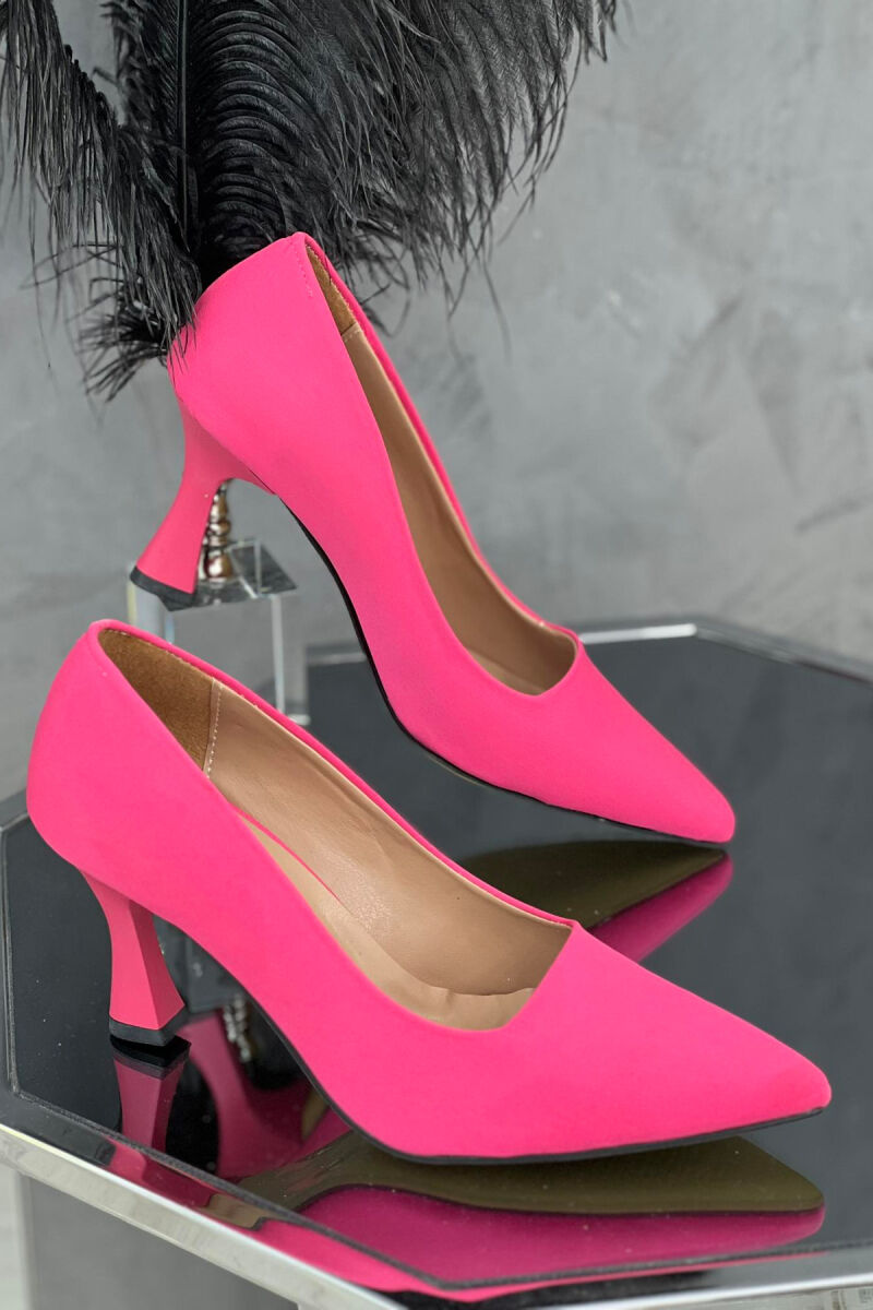 ONE COLOR WOMAN HEELED SHOES PINK/ROZE - 2