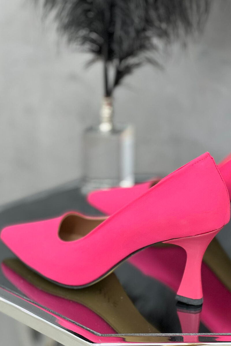 ONE COLOR WOMAN HEELED SHOES PINK/ROZE - 3