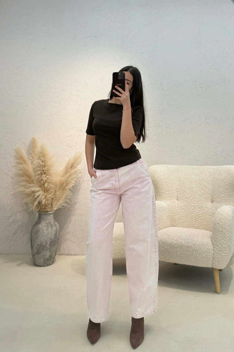ONE COLOR WOMAN JEANS PINK/ROZE - 6