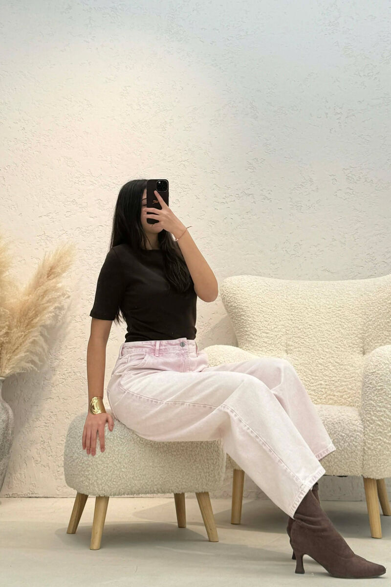 ONE COLOR WOMAN JEANS PINK/ROZE - 9