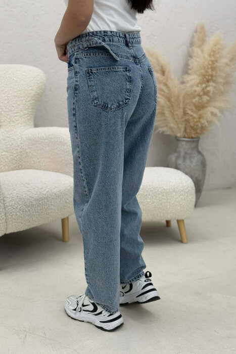 ONE COLOR WOMAN JEANS LIGHTBLUE/BZ - 3